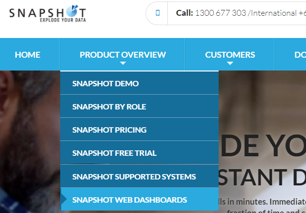 Customers will appreciate the information on the new Snapshot Website